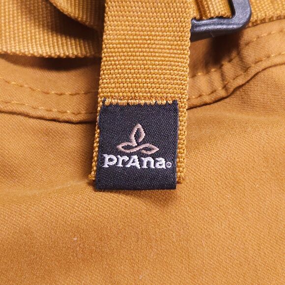 Prana Stretch Zion Hiking Pants Mens 36x32(31) Straight Fit Trail Stretch Orange - Picture 4 of 16